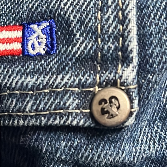 Wrangler 20x Dark Blue Women’s Denim Jeans. Size 3/4 x 34. - Picture 4 of 7